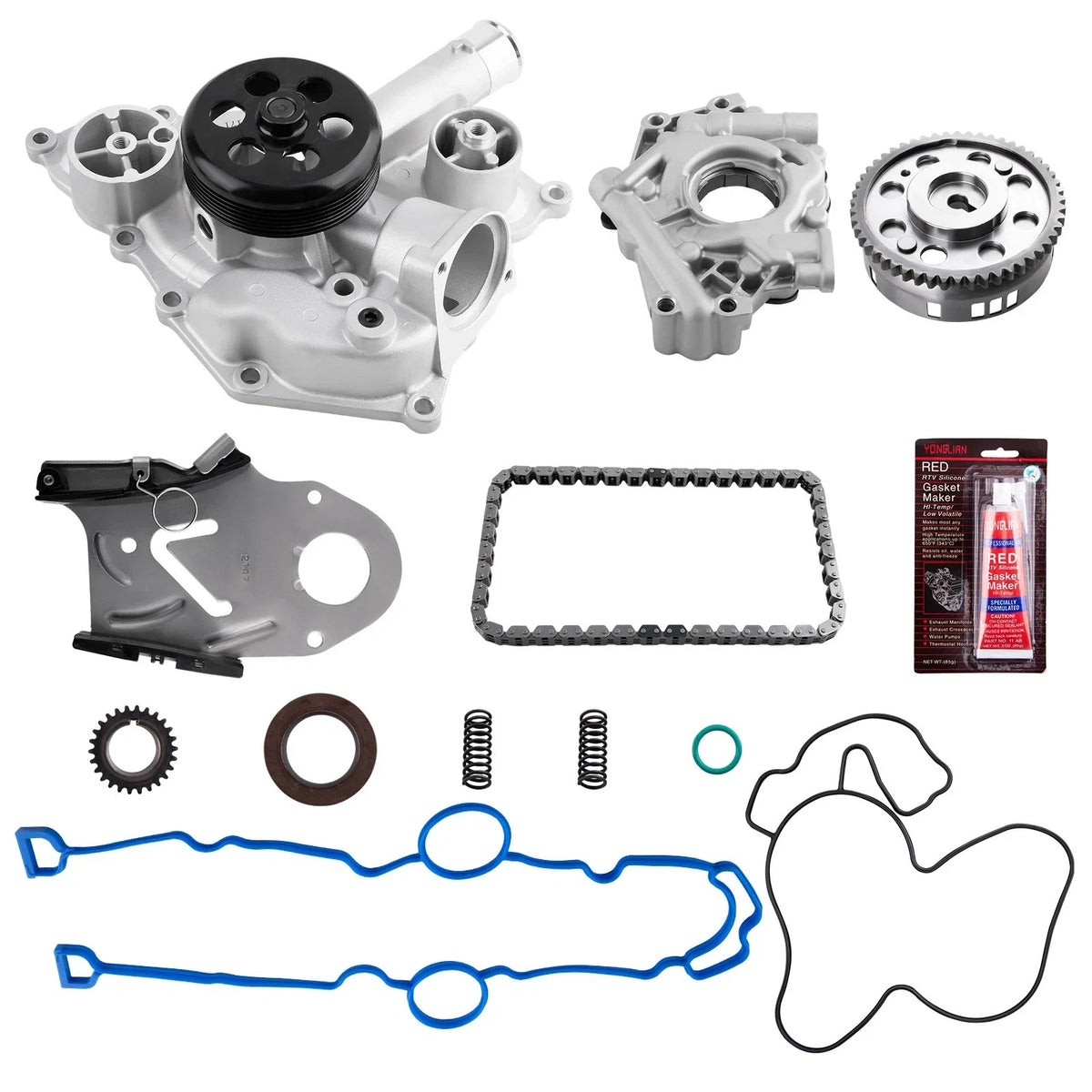 Timing Chain Kit with Water & Oil Pump for Chrysler Dodge Jeep 5.7L (2005–2008) 53021304AE