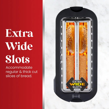 4 Slice Long Slot Toaster for Elite Gourmet ECT5322