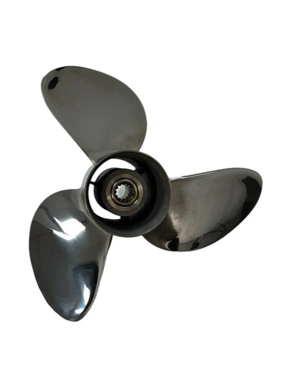 3X 13 7/8 x 17 RH Viper SS Propeller for Evinrude Johnson (OEM 763930)