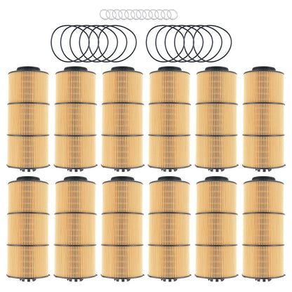 Set of 12 Oil Filters for Freightliner 122SD (2020–2022)