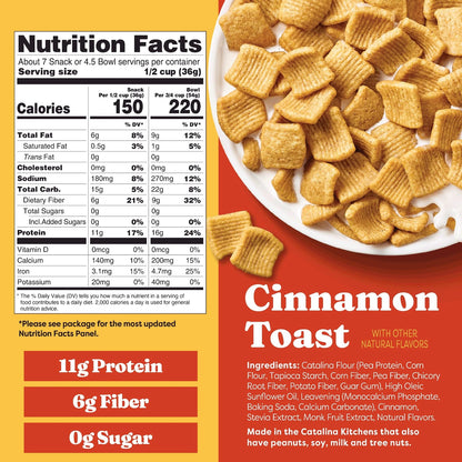 Catalina Crunch Protein Cereal for Sugar Free Breakfast (Standard)