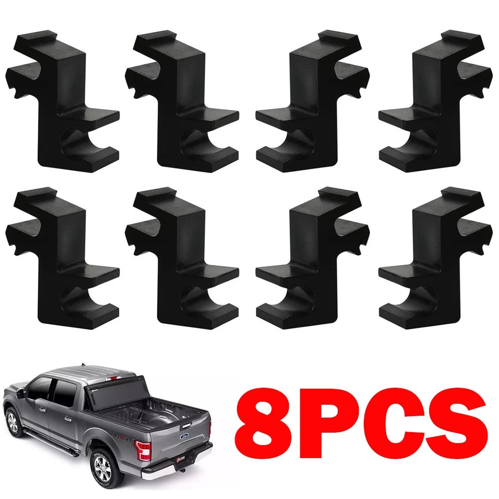8 Pcs Tonneau Prop Rod Clips for Truck Bed Cover
