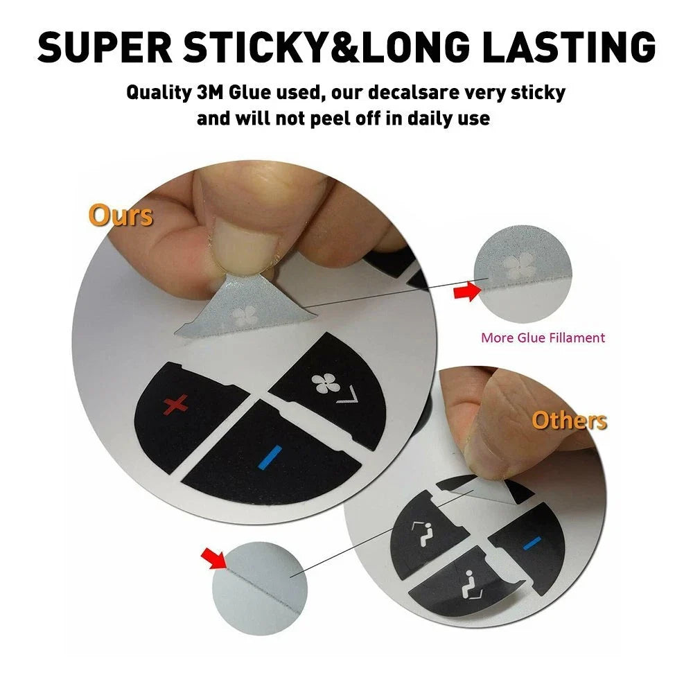 Radio and A/C Climate Control Button Repair Decal for GM GMC