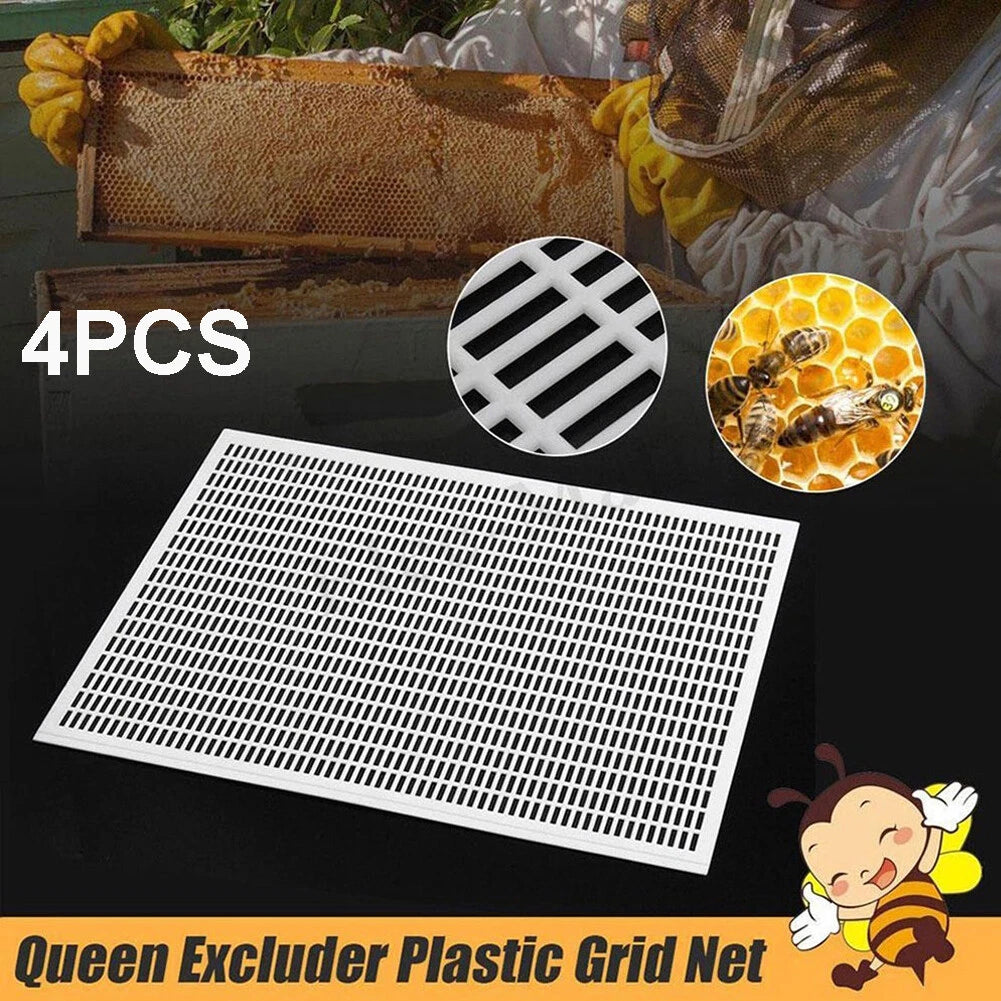 4 Pack Plastic Queen Bee Excluder for Beekeeping Tool Kit