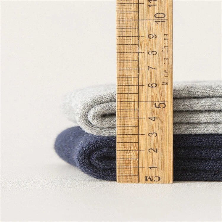 3 Pairs Heavy Duty Thermal Wool Heated Work Crew Socks for Men