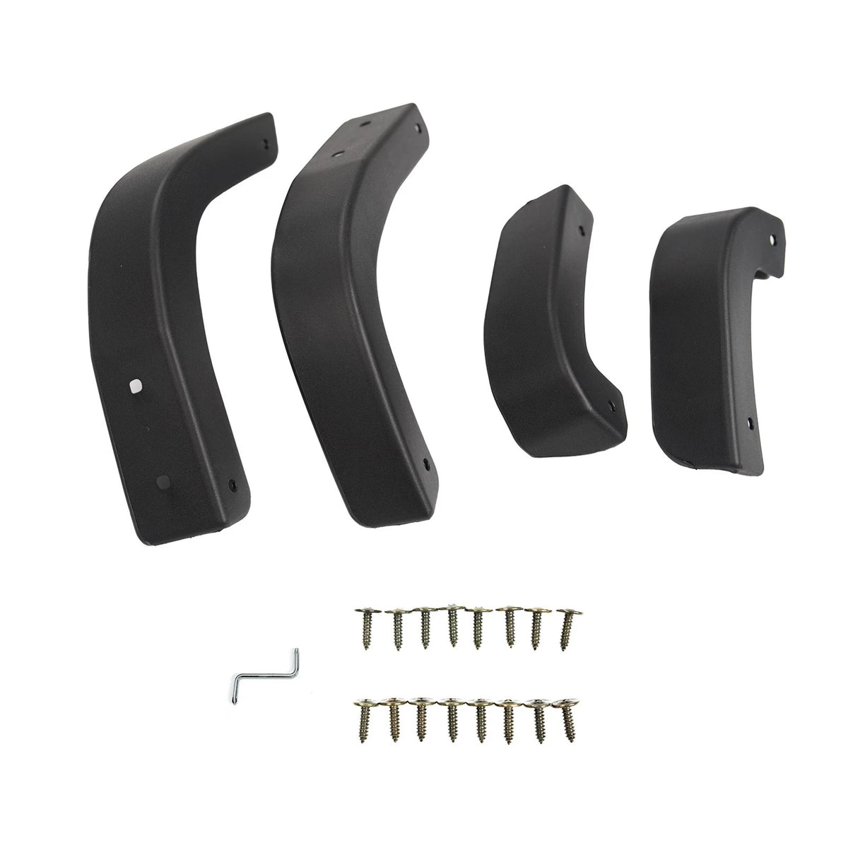 Set of 4 Mud Flap Delete for Chevy Silverado 1500 (2019–2024) 13002