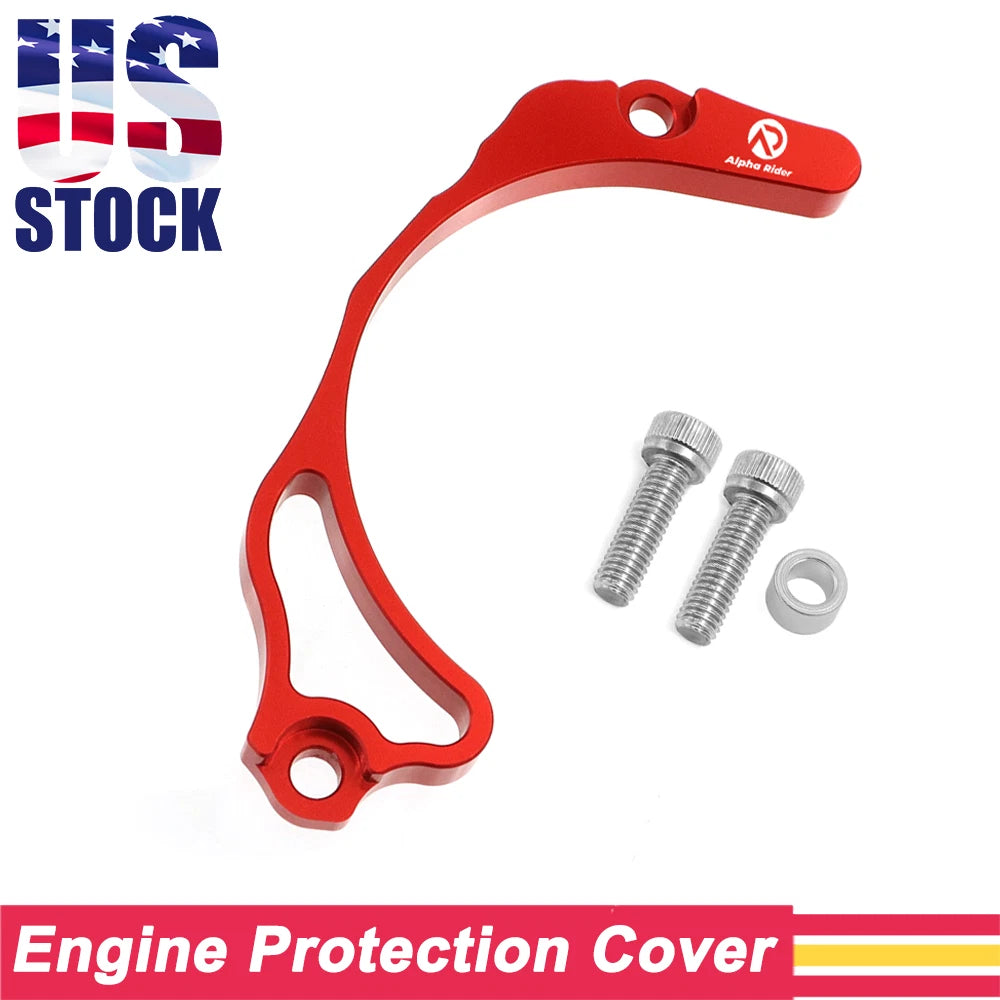 Red Case Saver Chain Guard for Honda TRX400X 400EX Sportrax (2004–2009)