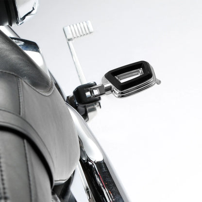 Chrome Footpegs for Harley Softail Low Rider S (2018–2025)