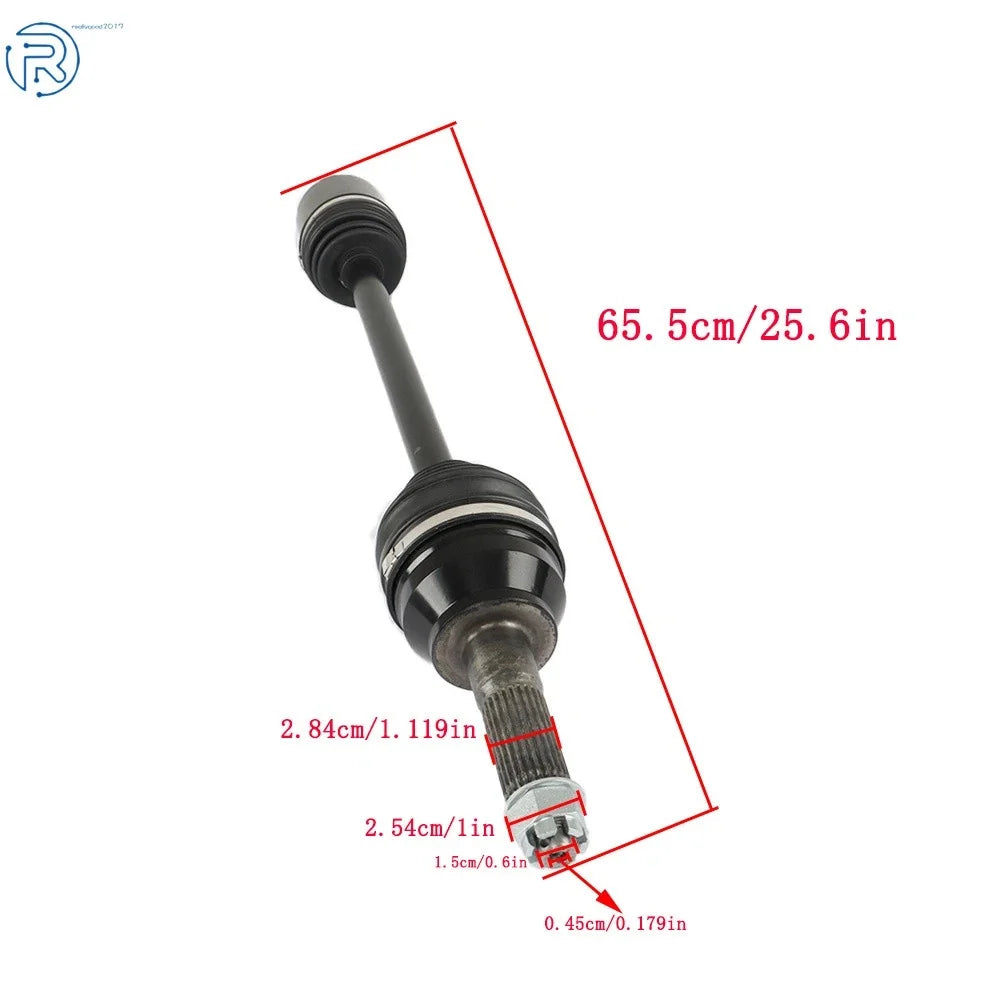 Rear CV Axle Drive Shaft for Polaris Ranger XP 900 1000 Crew (2013–2021)