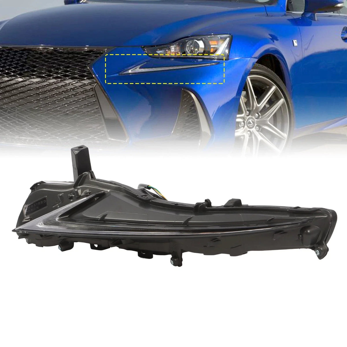 LED Daytime Running Light Left Side for Lexus IS300 IS350 IS200T (2017–2020)
