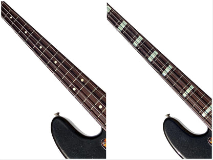 Inlay Sticker Fret Markers for Guitars & Bass - Jazz Blocks - Aged White