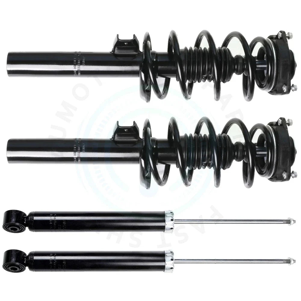 Set of 4 Complete Strut Assembly & Shock Absorbers for Volkswagen Passat Golf (2006–2009)