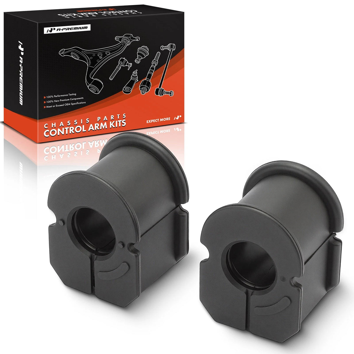 Set of 2 Sway Bar Bushings for Ford F-250 Super Duty (2007–2016, 2021) - 7C3Z5484D, MS40437