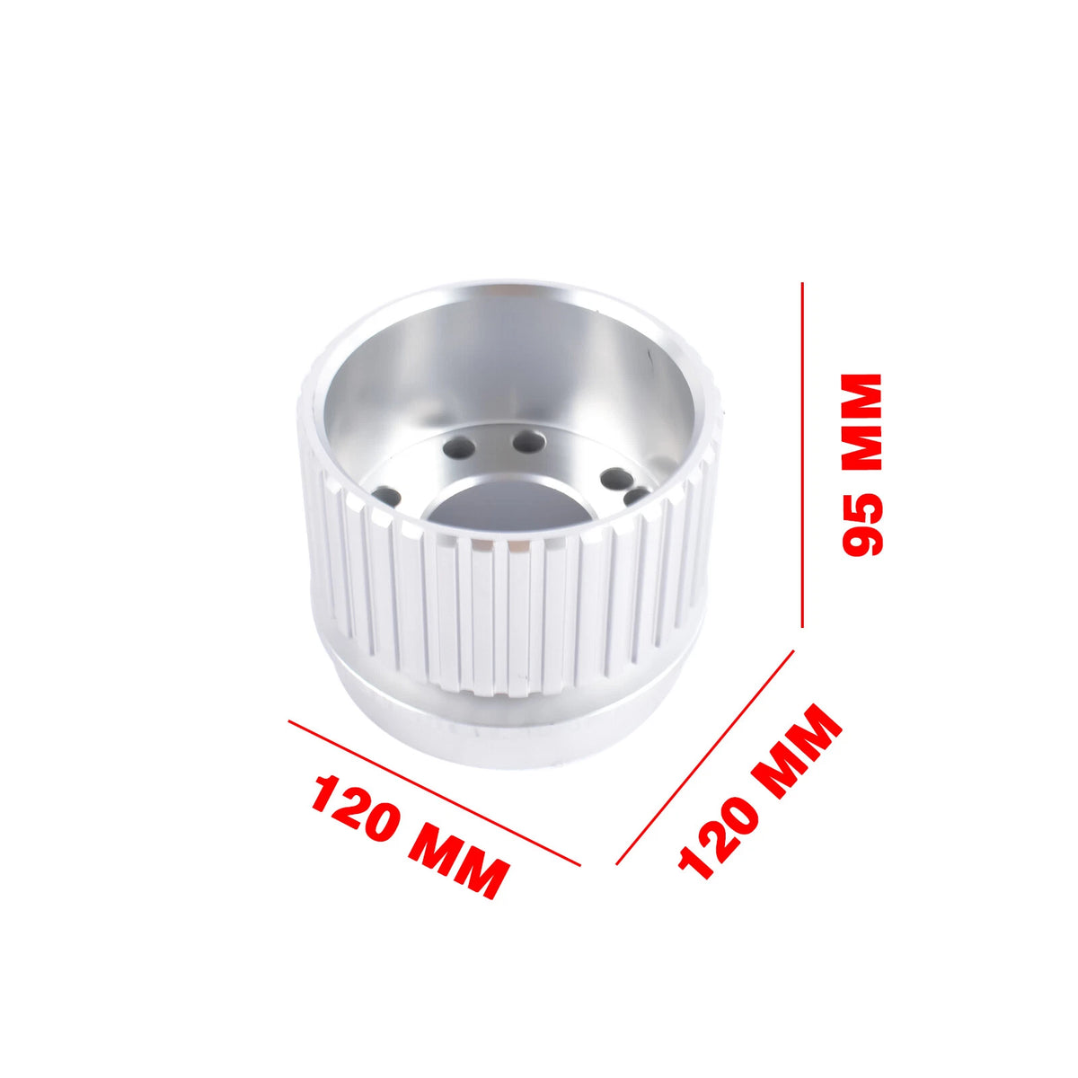 Billet Aluminum Gilmer Belt Drive Pulley Kit for Chevy BBC 396 427 454