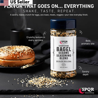 Everything Bagel Seasoning Blend XL 10 Ounce (Pack of 1)