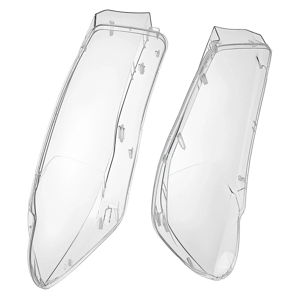 Front Headlamp Lens Covers Pair for BMW X5 F15 X6 F16 (2014–2018)