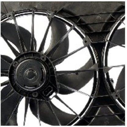 Cooling Fan Assembly for Jeep Patriot Compass Dodge Avenger (200) 621-029, REPD160904, FA70428, FA70557