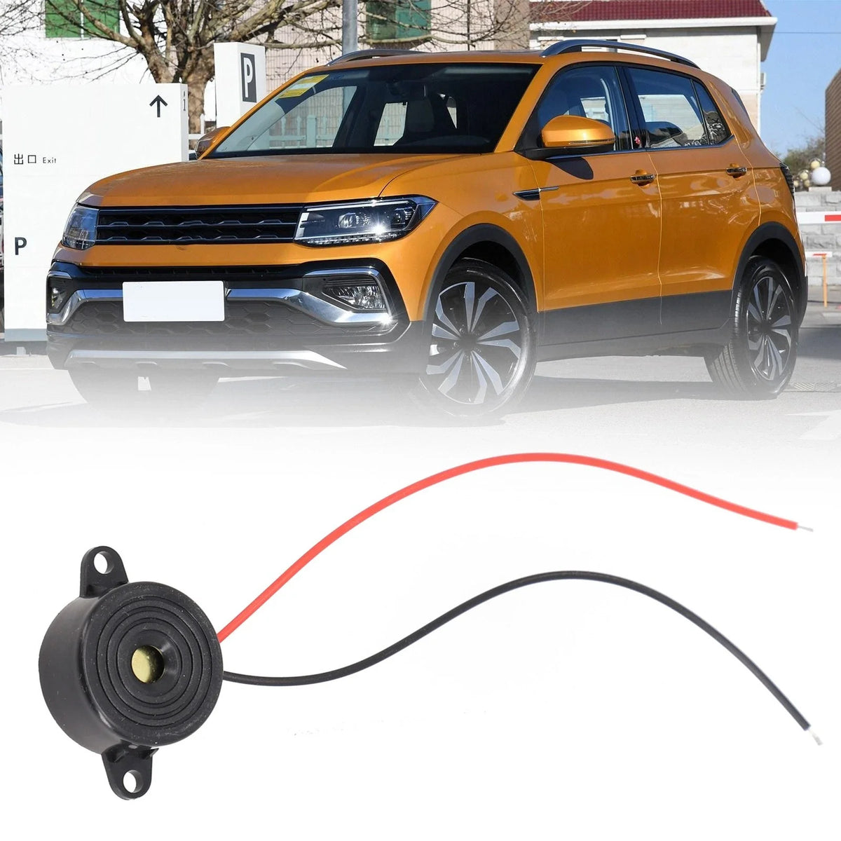 Car Security Siren for Universal Fit (30mm Mounting Hole Distance)