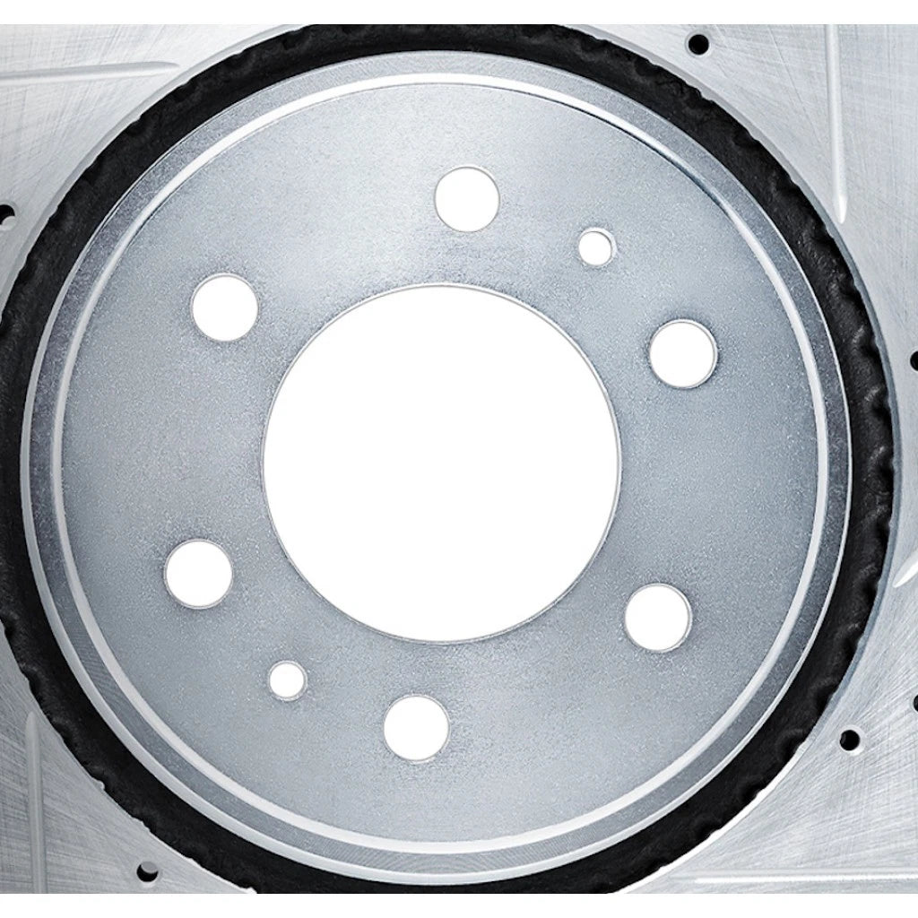 Brake Rotor Set for Toyota Tundra (2000–2006) ALX-PAU-DF-7002-76086-CLA1, Drilled & Slotted