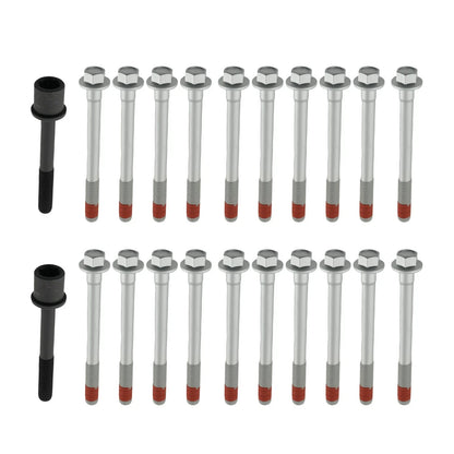 22Pcs Cylinder Head Bolts Kit for Chevrolet Silverado GMC Sierra (2014–2019)