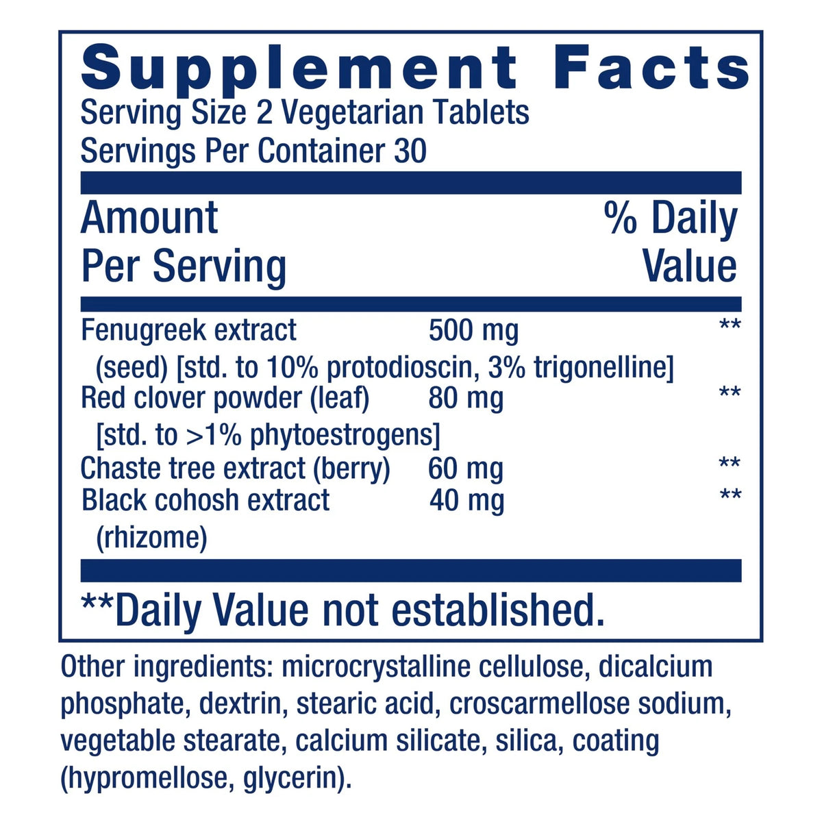 Estrogen Balance Elite for Menopause Support (60 Count)