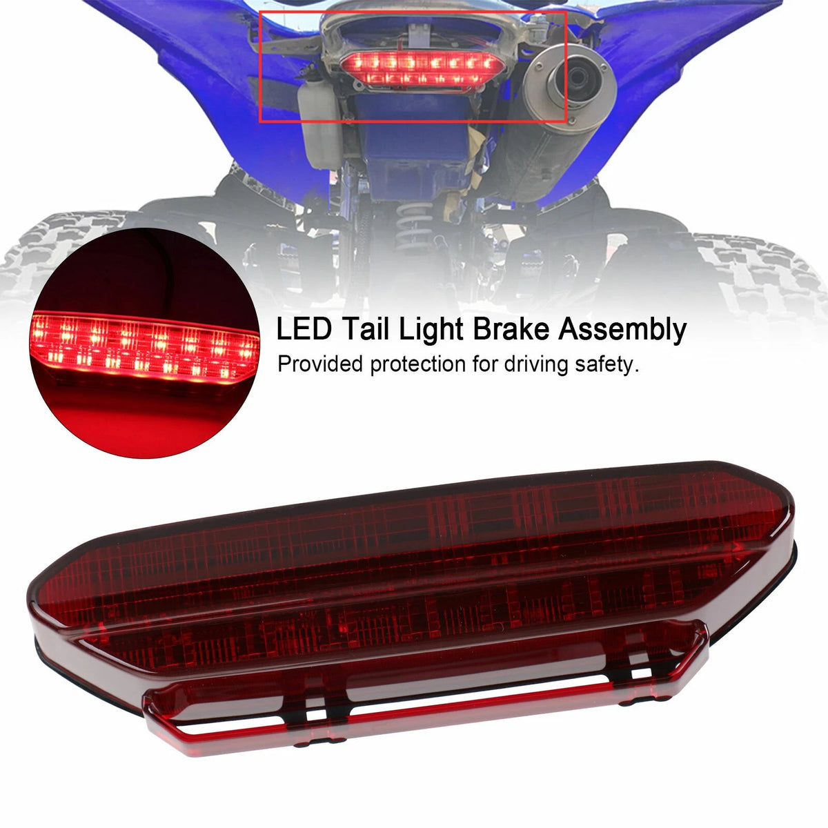 LED Tail Light for Yamaha YFZ450 (2006–2009) TL-489-Red