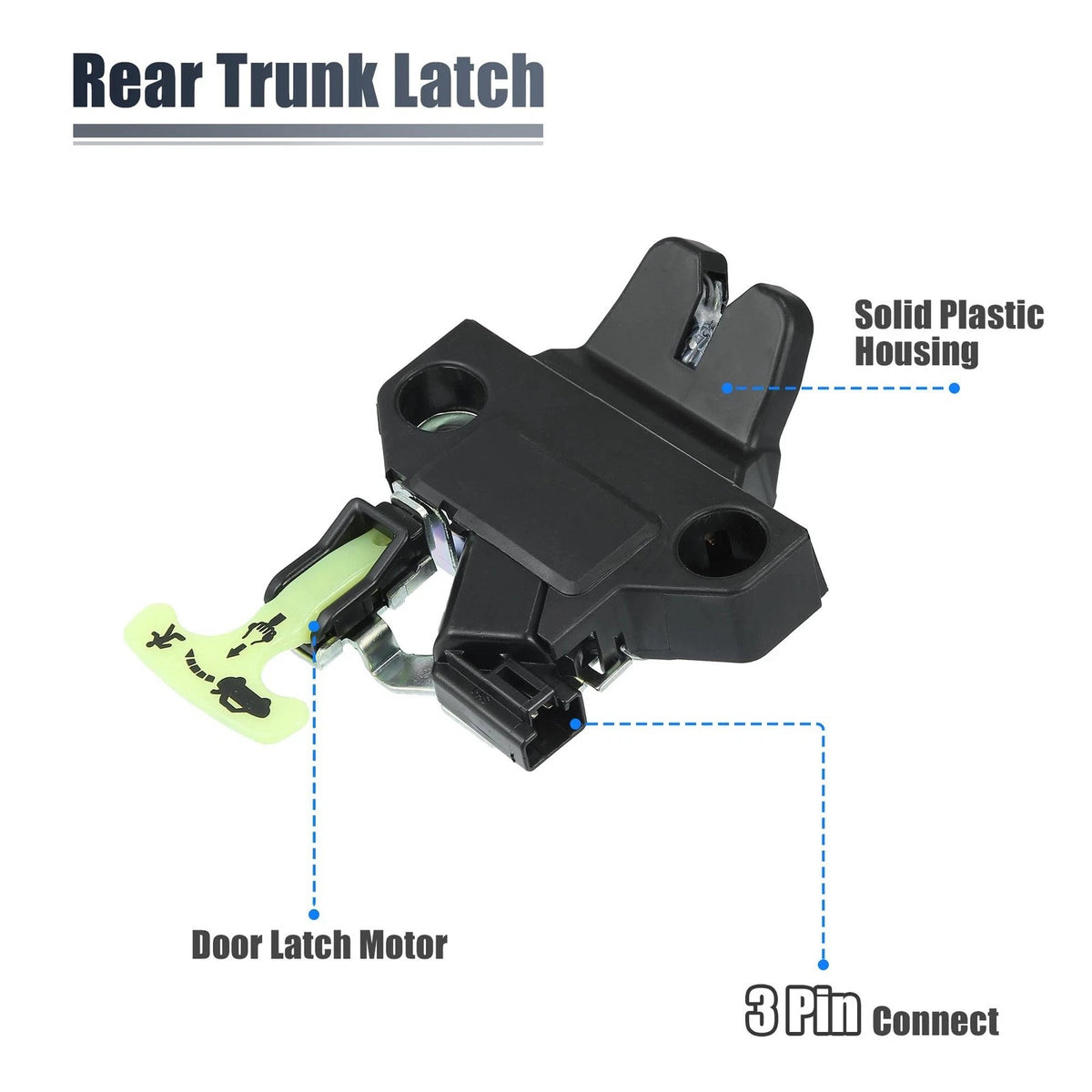 Rear Door Liftgate Tailgate Lock for