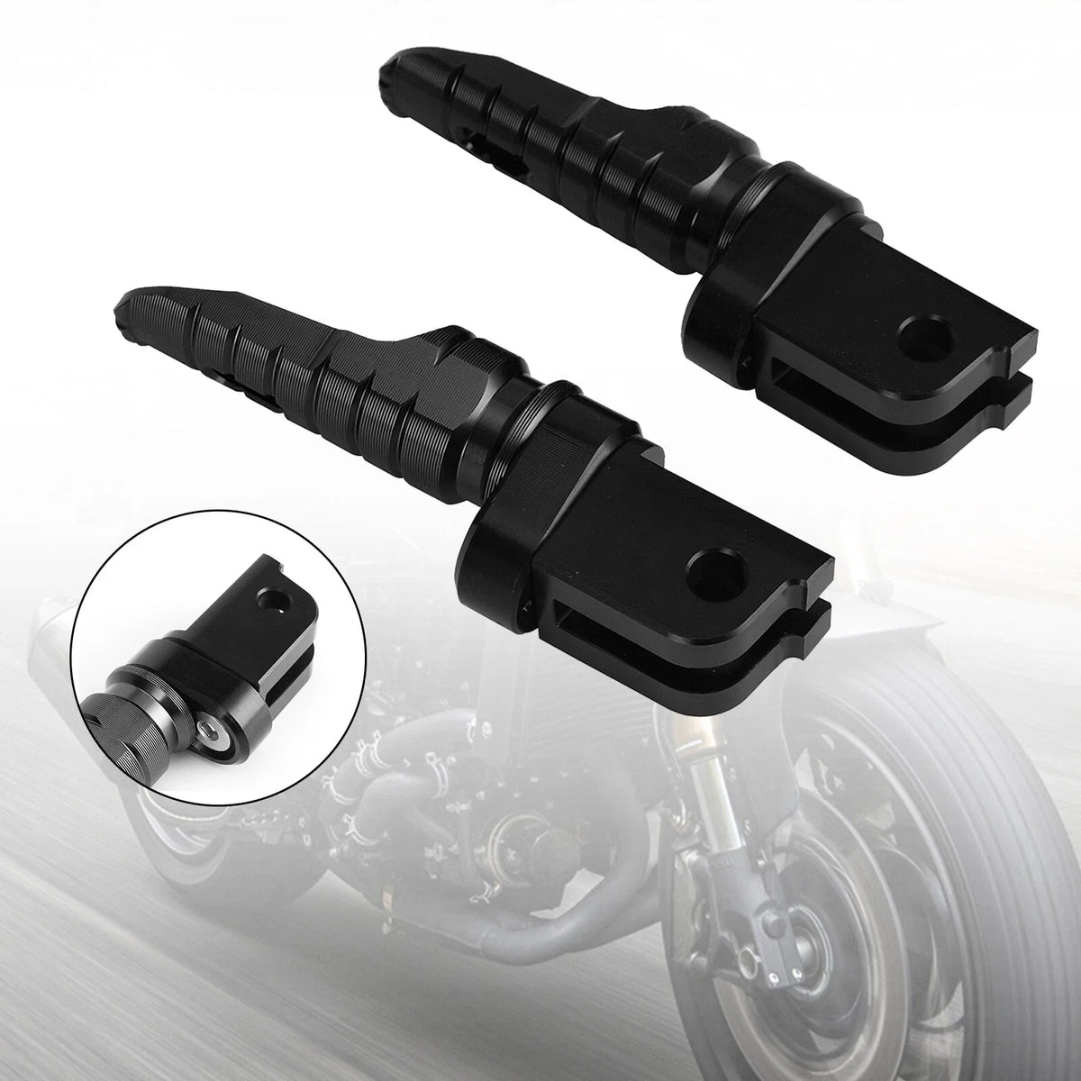 Front Footrests Foot Pegs for Benelli Leoncino 500 (2018–2022), 502C, 752S (2019–2022)