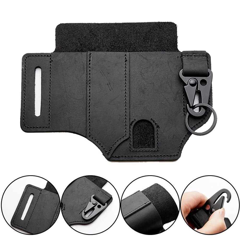 Leather Sheath EDC Pocket Organizer for Multitool (No Part Numbers)
