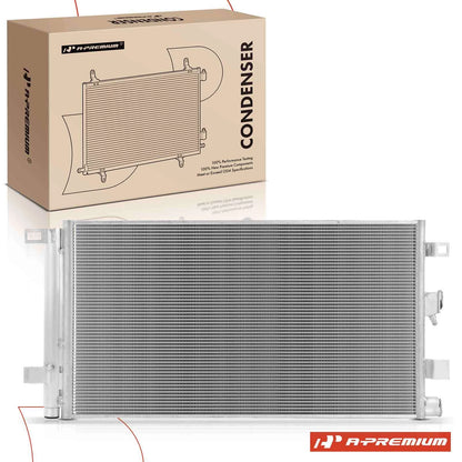 A/C Condenser w/ Receiver Drier for Cadillac XT5 XT6 GMC Acadia (2017–2023) - 84769494, 84826490, GM3030339, 30226