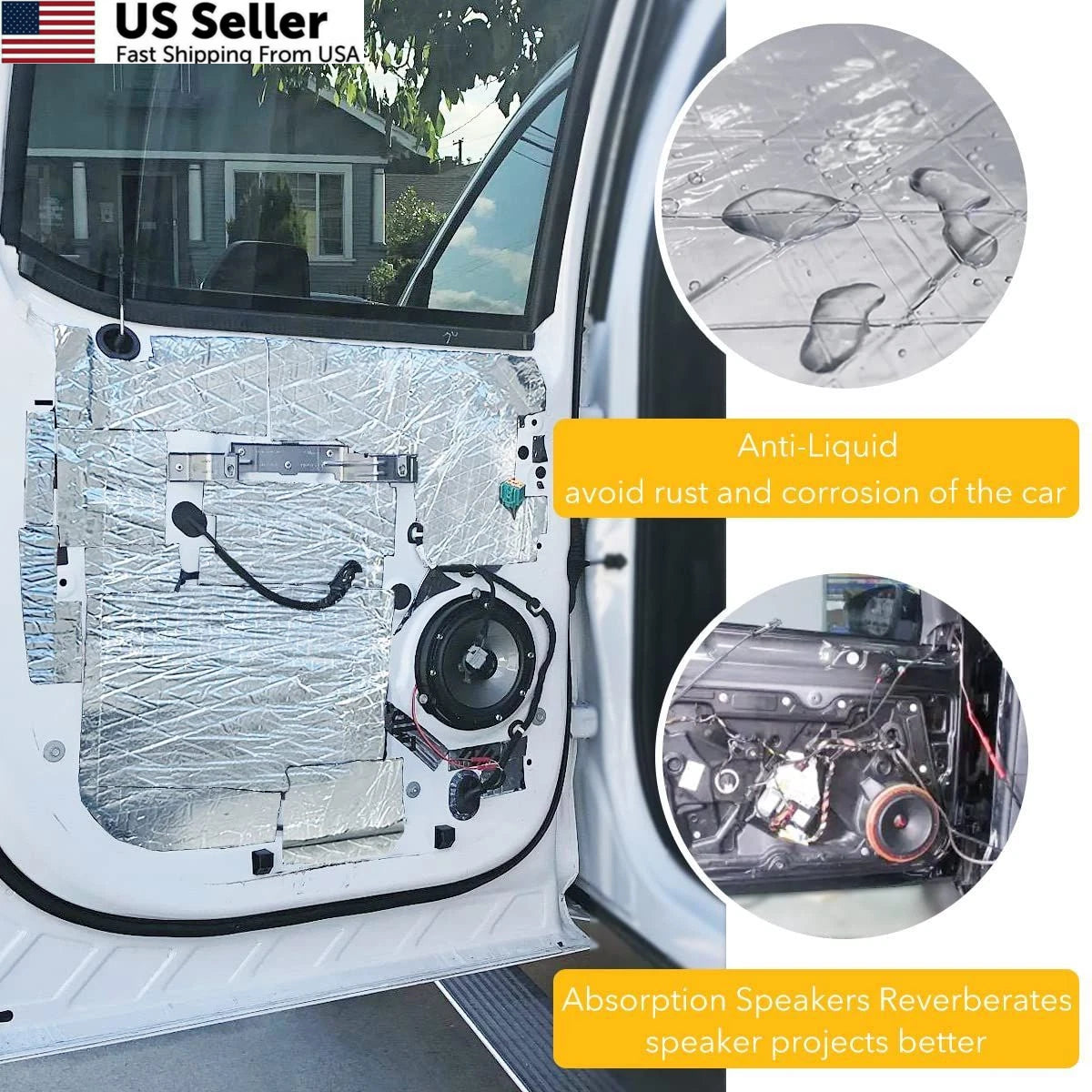 Car Sound Deadening Mat for KOIKEY (197mil, 8.7 sqft, 9.8 x 15.7 inch)