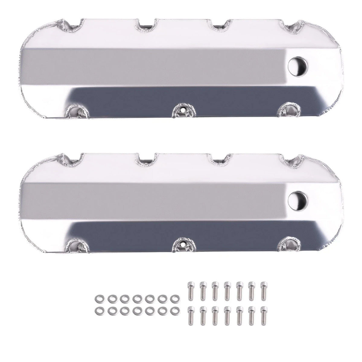 Tall Aluminum Valve Covers for Big Block Chevy 396 (1965–1976)