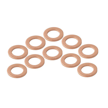 10 x M1 1.5 x 20 Copper Oil Drain Plug Gasket Seal Ring