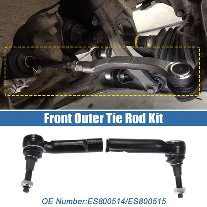 2X Front Tie Rod End Links for Ford F-150 (2009–2020) No. ES800514/ES800515
