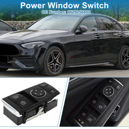 Power Window Switch for Mercedes-Benz C 180 (M271.820, 115 7A/MT, 1729056800)