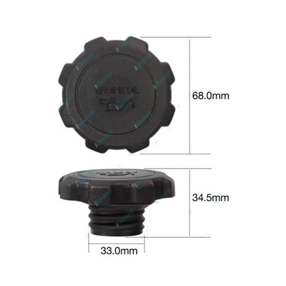 Engine Oil Filler Cap for Hilux LN85R 2.4L 4cyl 2L-II 1988~1994