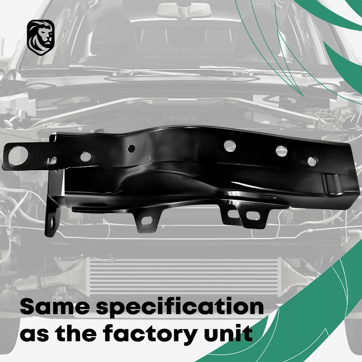 Radiator Support Passenger Right Side for Chevy Trax Encore (2020–2022) 18084004, GM1225361, GM1225361C