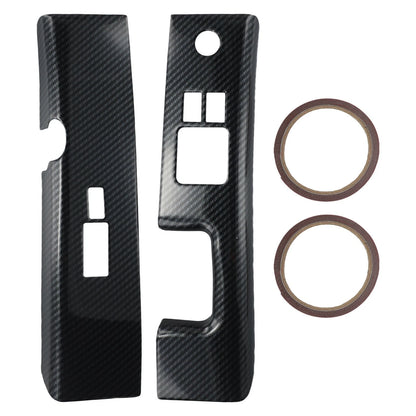 Carbon Fiber Interior Glass Switch Covers for Nissan 350Z (2006–2008)