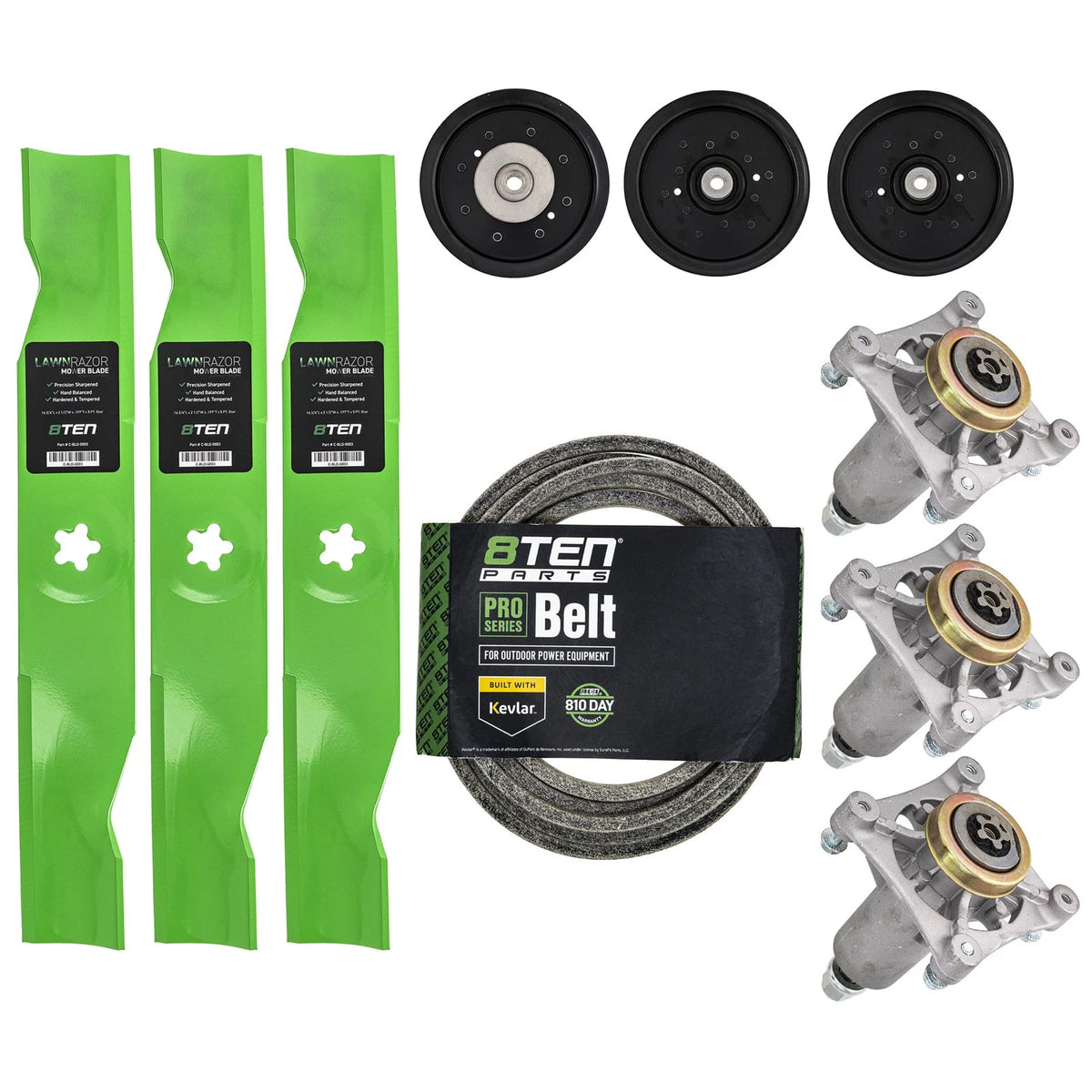 Mower Deck Rebuild Kit for Husqvarna YTH23V48 YTH24V48 YTH2348 YTH24K48 (2010–2023) 21547939, 173920, 180054, 512258301