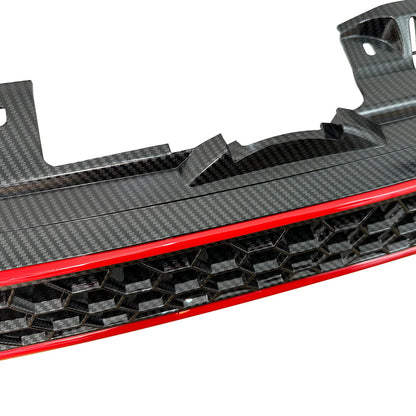 Grille Honeycomb Carbon Fiber Print for VW MK6 Golf GTI (2010–2013) BS-102-206