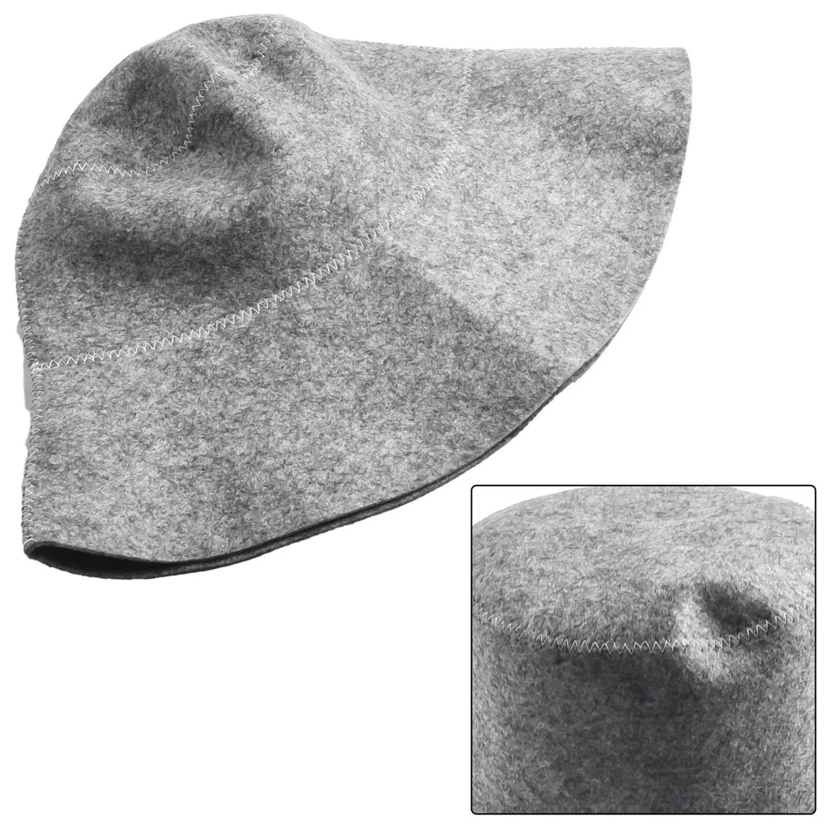 Heat Insulating Sauna Cap for Hair Preservation and Head Protection