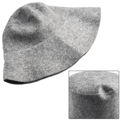 Heat Insulating Sauna Cap for Hair Preservation and Head Protection