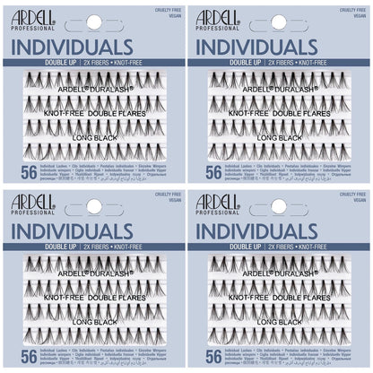 Set of 4 False Eyelashes Double Up 56 Count for Ardell