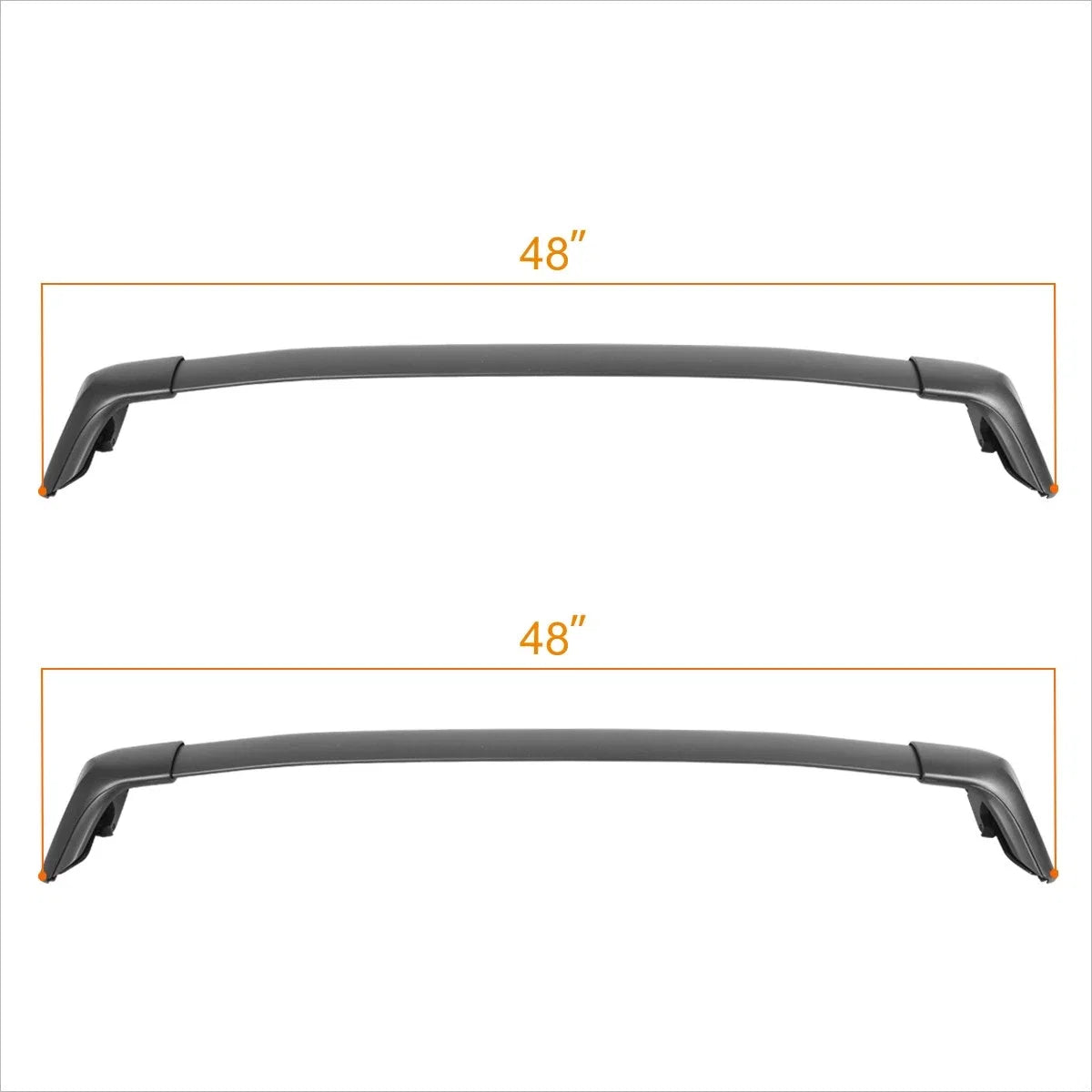 Set of 2 Aluminum Roof Rack Cross Bars for Lexus LX570 (2016–2019)