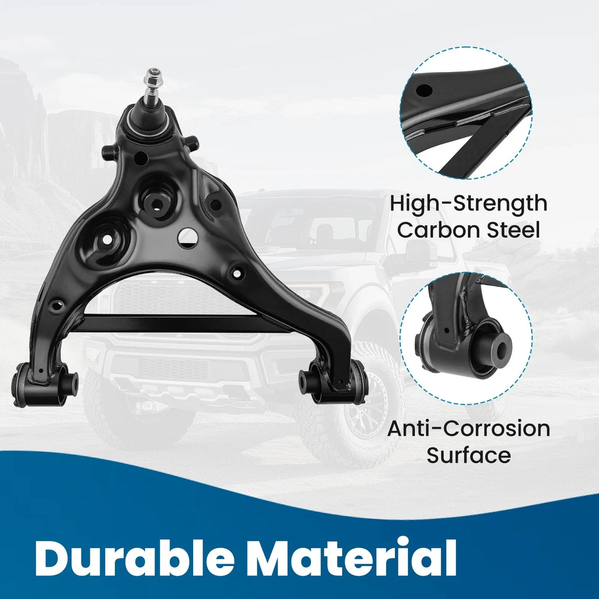 Front Lower Right Control Arm for Ford Expedition F150 (2015–2022)