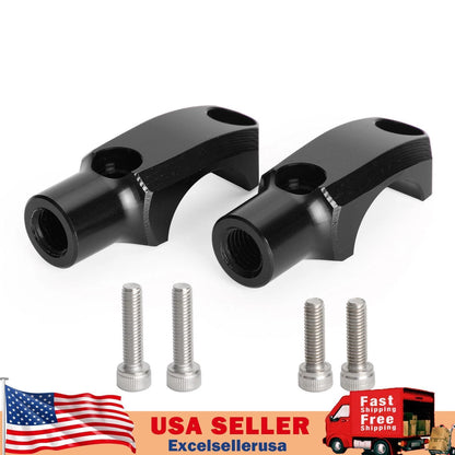 Master Cylinder Clamp M10 Mirror Mount for Yamaha MT-07 MT-09 (2014–2023) M529-A163-BLK
