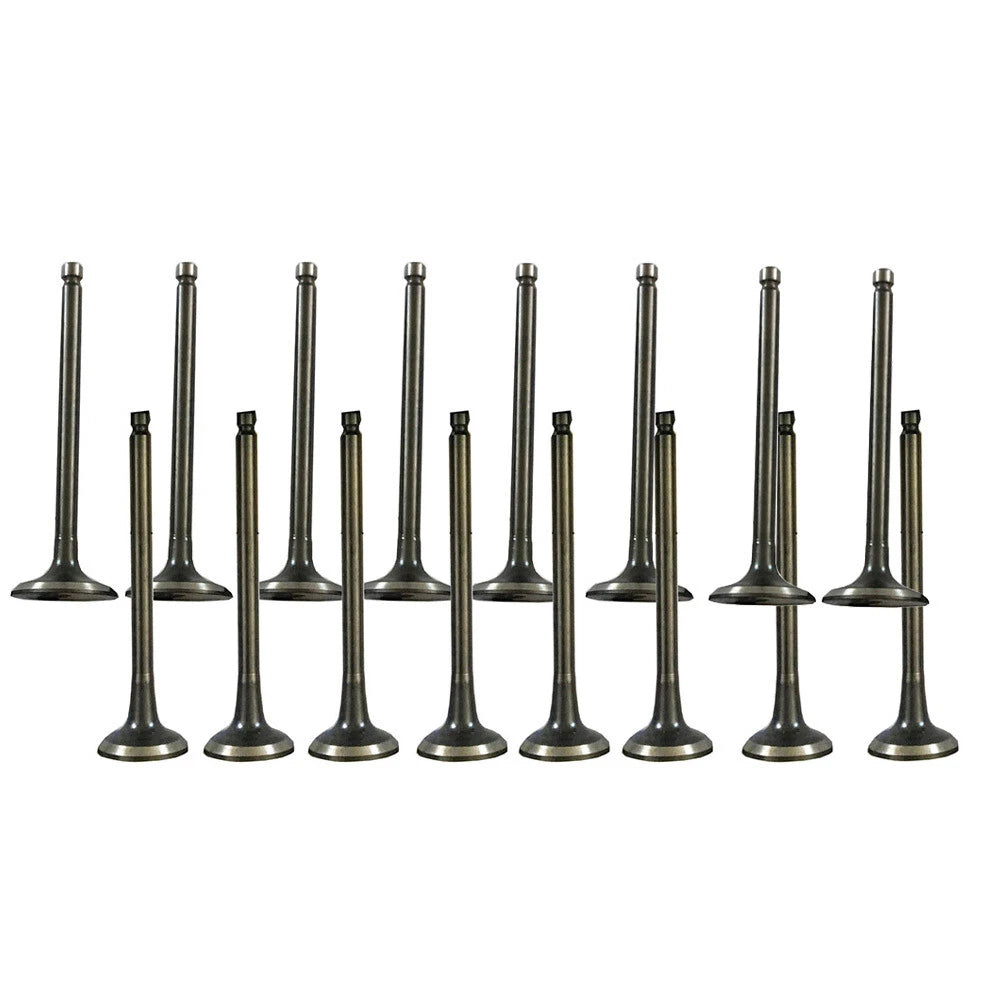 16X Exhaust & Intake Valves for Hyundai Accent Kia Rio (1996–2011) 10813, 13047