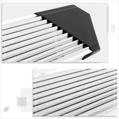 Set of 2 Pleated Step Pad Nerf Bar Running Boards for Ford F150-F350 (2015–2024)