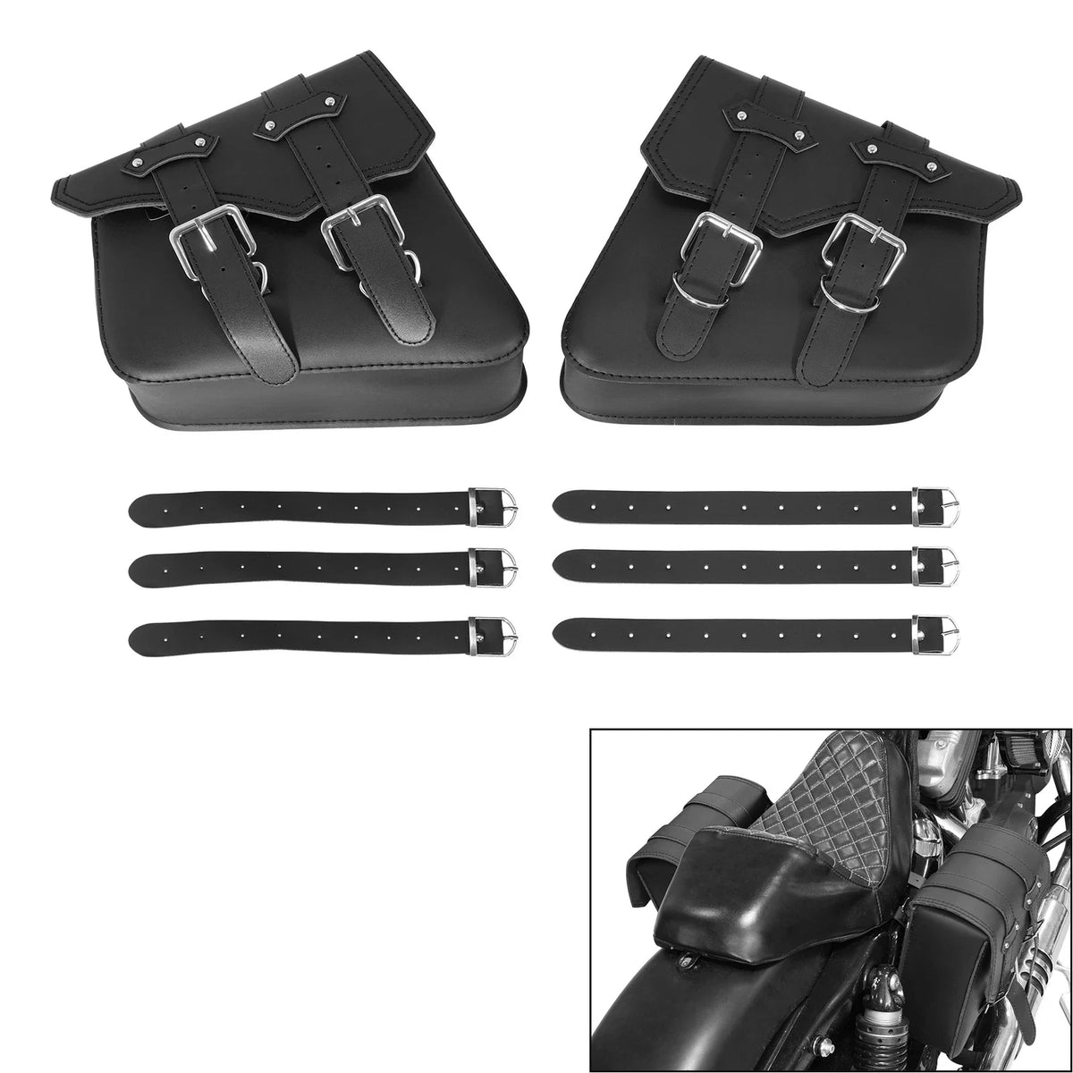 Saddlebags Luggage Bag for Harley Davidson Sportster XL883 XL1200 (2004–2023)