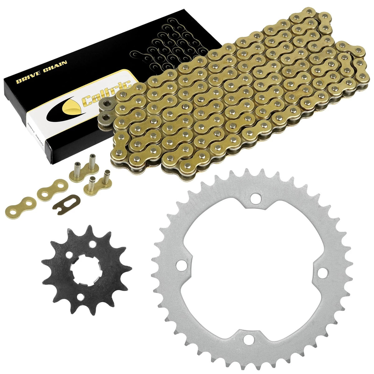 Drive Chain & Sprockets Kit for Yamaha Warrior 350 YFM350X (1987–1988) EG1510CH104XO